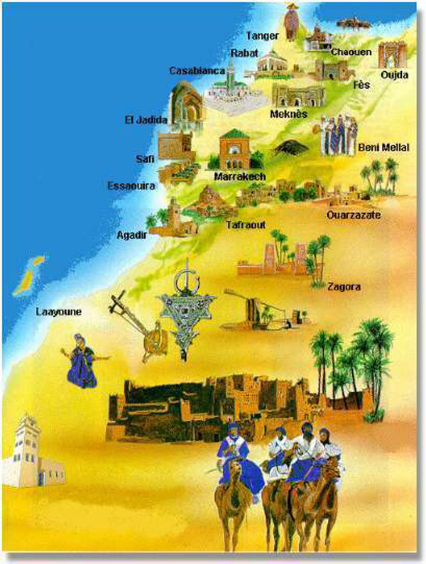 Maroc Cartes